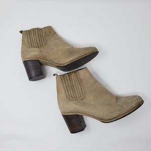 Opening Ceremony suede booties